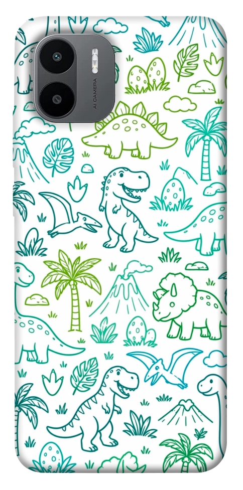 Чехол Dino pattern для Xiaomi Redmi A1