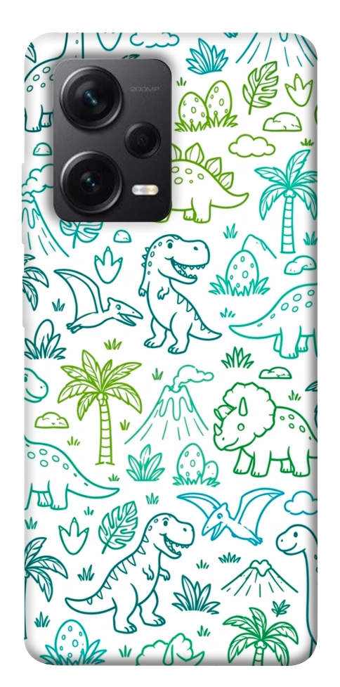 Чохол Dino pattern для Xiaomi Redmi Note 12 Pro 5G