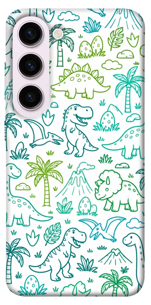 Чехол Dino pattern для Galaxy S23+