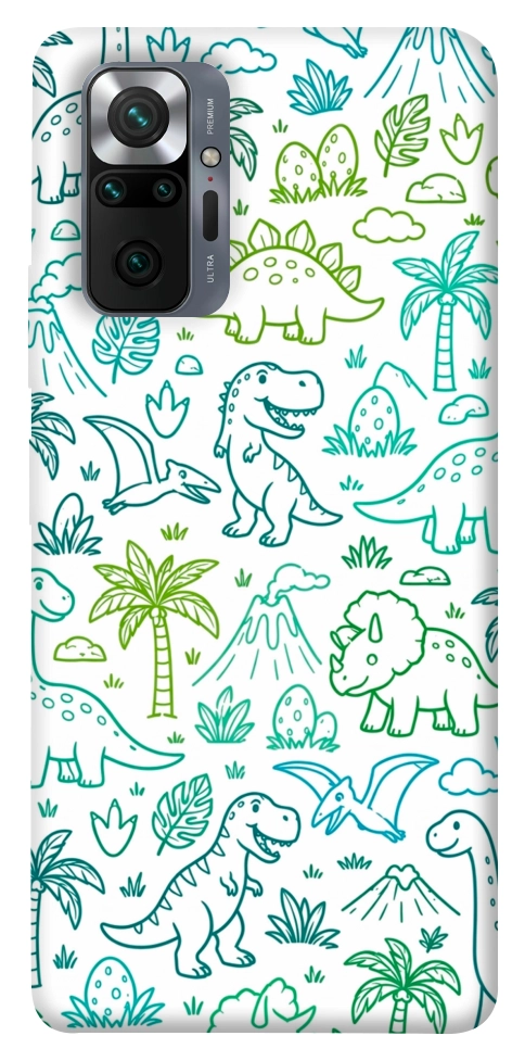 Чохол Dino pattern для Xiaomi Redmi Note 10 Pro Max