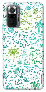 Чохол Dino pattern для Xiaomi Redmi Note 10 Pro Max