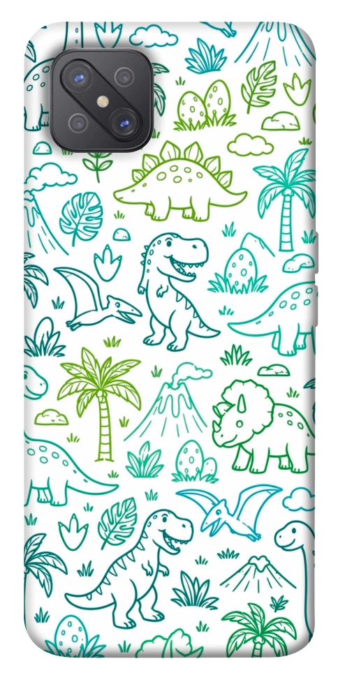 Чохол Dino pattern для Oppo A92s