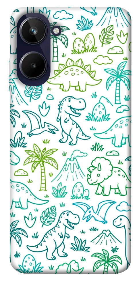 Чохол Dino pattern для Realme 10 4G