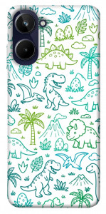 Чохол Dino pattern для Realme 10 4G