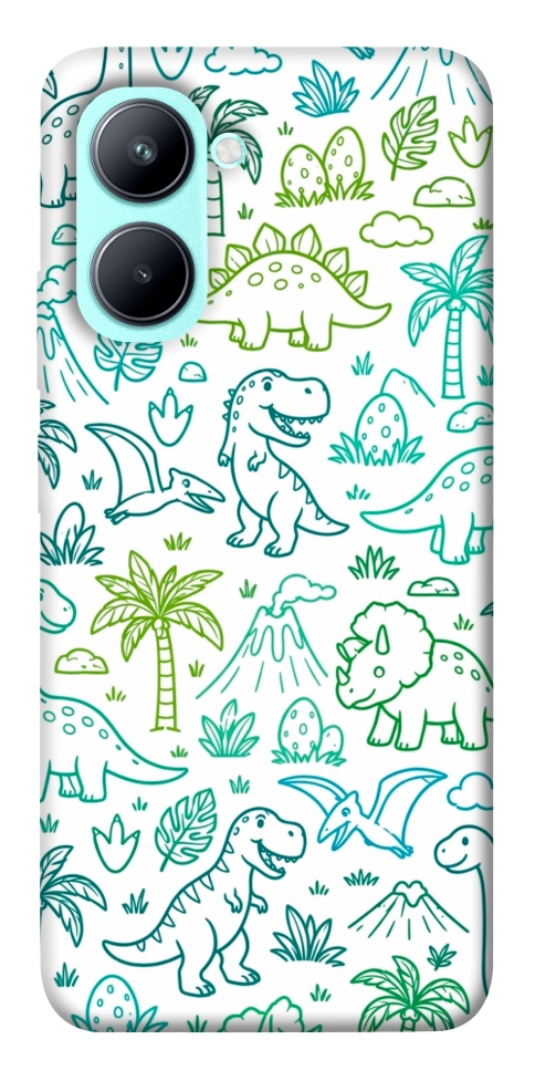 Чохол Dino pattern для Realme C33