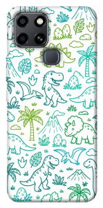 Чехол Dino pattern для Infinix Smart 6