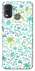 Чохол Dino pattern для Nokia G11 Plus