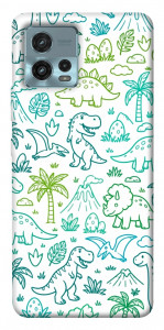 Чехол Dino pattern для Motorola Moto G72