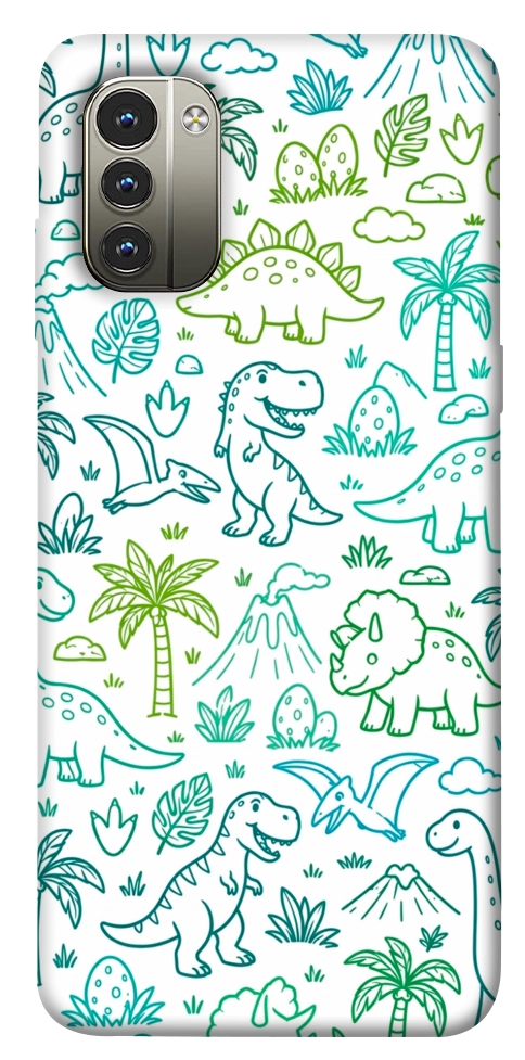 Чехол Dino pattern для Nokia G11