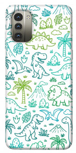 Чехол Dino pattern для Nokia G11