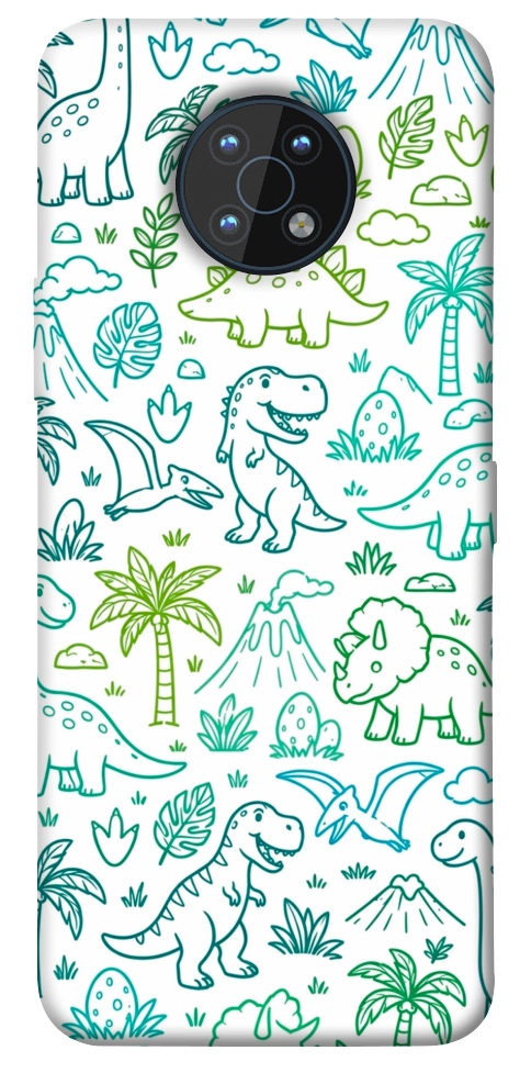 Чехол Dino pattern для Nokia G50