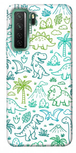 Чехол Dino pattern для Huawei nova 7 SE