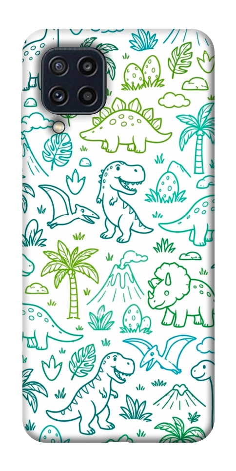 Чехол Dino pattern для Galaxy M32