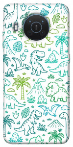 Чехол Dino pattern для Nokia X20