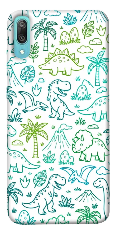 Чохол Dino pattern для Huawei Y6 Pro (2019)