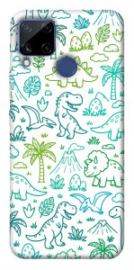 Чехол Dino pattern для Realme C15