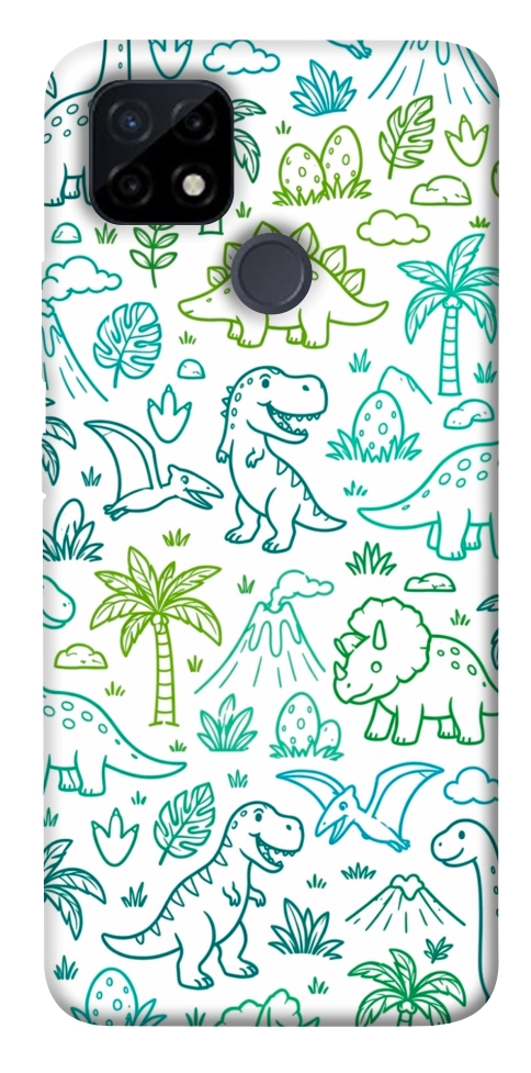 Чохол Dino pattern для Realme C12