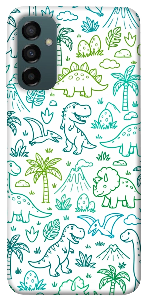 Чехол Dino pattern для Galaxy M14 5G