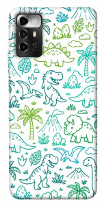 Чехол Dino pattern для ZTE Blade A72