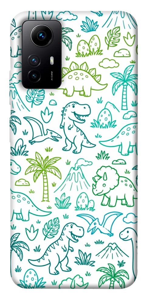 Чохол Dino pattern для Xiaomi Redmi Note 12S