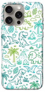 Чехол Dino pattern для iPhone 15 Pro Max