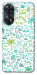Чехол Dino pattern для Oppo Reno 8 T 4G
