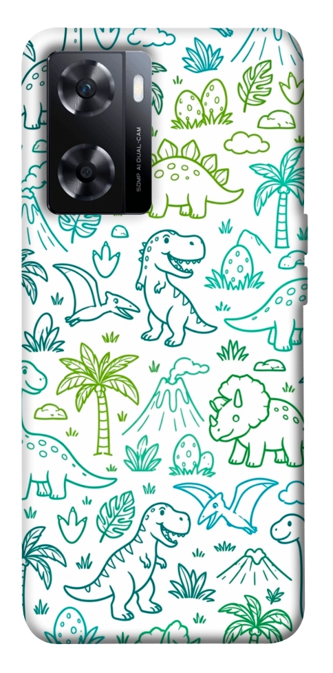 Чехол Dino pattern для OnePlus Nord N20 SE