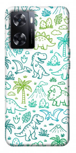 Чехол Dino pattern для OnePlus Nord N20 SE