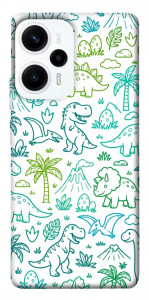 Чехол Dino pattern для Xiaomi Redmi Note 12 Turbo