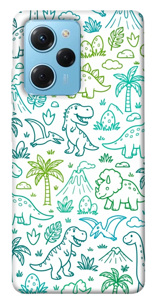 Чохол Dino pattern для Xiaomi Poco X5 Pro 5G