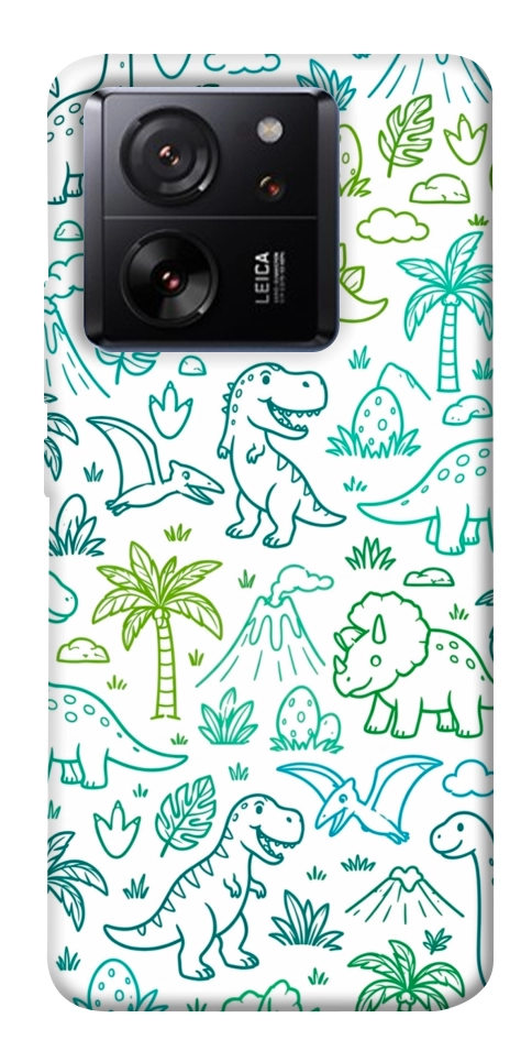 Чехол Dino pattern для Xiaomi 13T