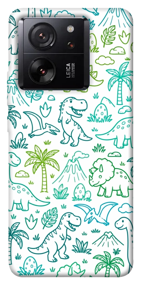 Чехол Dino pattern для Xiaomi 13T Pro