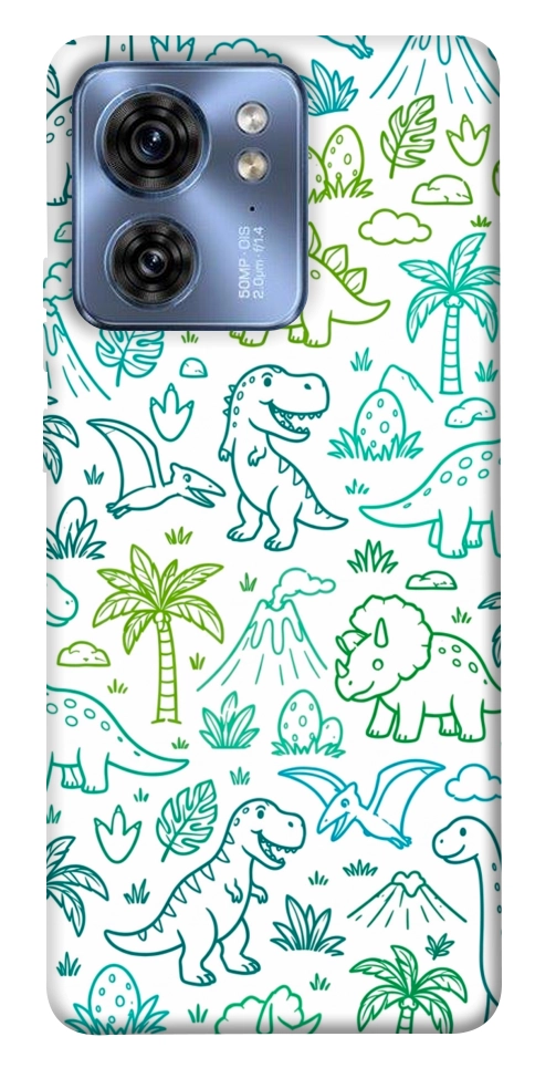 Чехол Dino pattern для Motorola Edge 40
