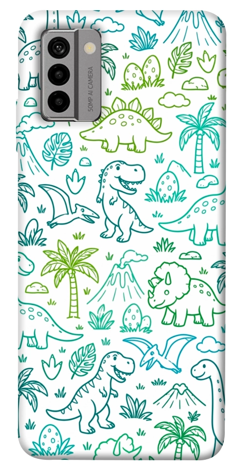 Чехол Dino pattern для Nokia G22