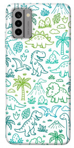 Чохол Dino pattern для Nokia G22
