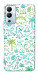 Чехол Dino pattern для Infinix Hot 12i