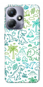 Чехол Dino pattern для Infinix Hot 30i