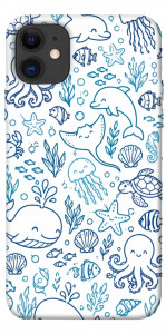 Чехол Sea pattern для iPhone 11