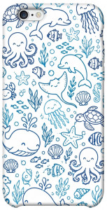 Чехол Sea pattern для iPhone 6 (4.7'')