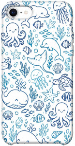 Чехол Sea pattern для iPhone SE (2020)