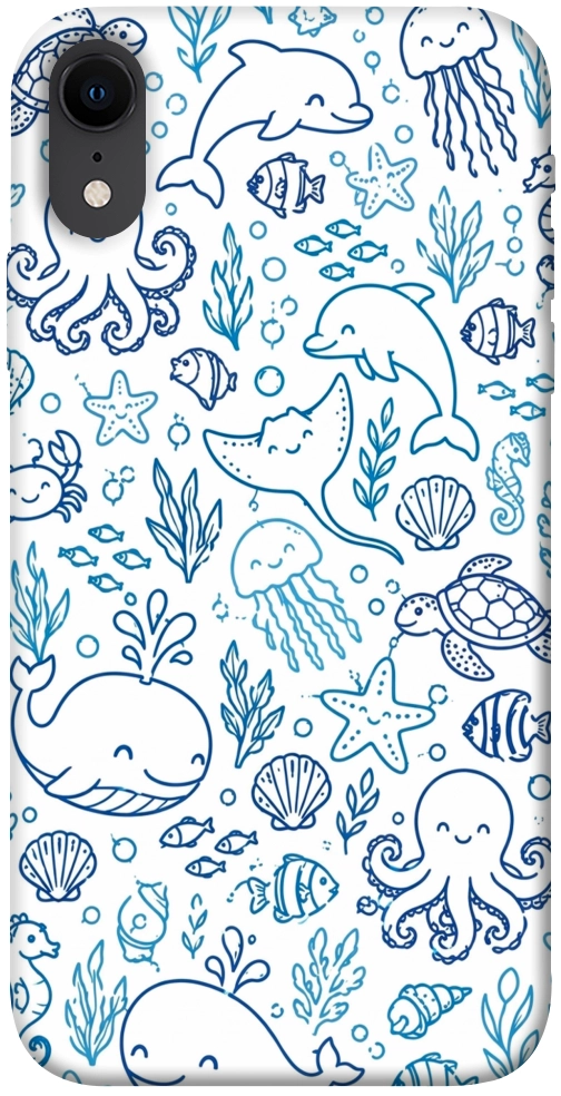 Чехол Sea pattern для iPhone XR