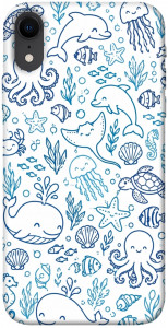 Чехол Sea pattern для iPhone XR