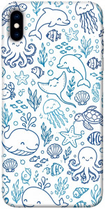 Чохол Sea pattern для iPhone X