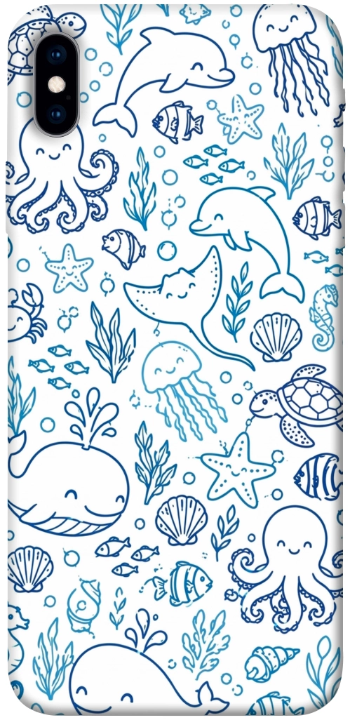 Чехол Sea pattern для iPhone XS Max