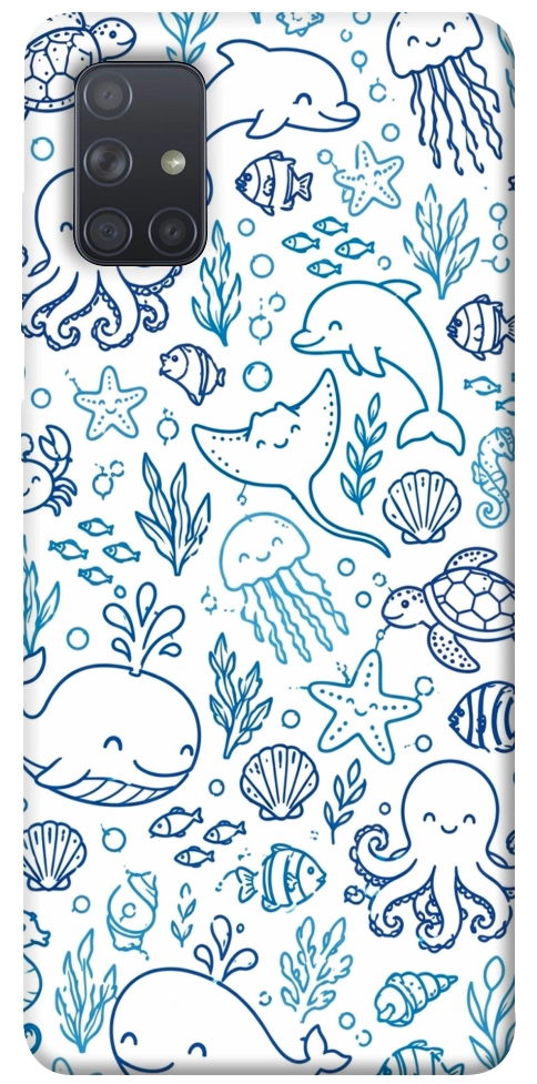 Чохол Sea pattern для Galaxy A71 (2020)