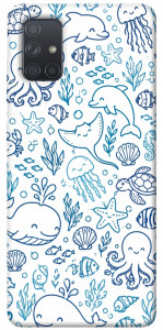 Чехол Sea pattern для Galaxy A71 (2020)