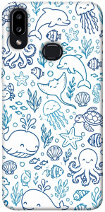 Чохол Sea pattern для Galaxy A10s (2019)
