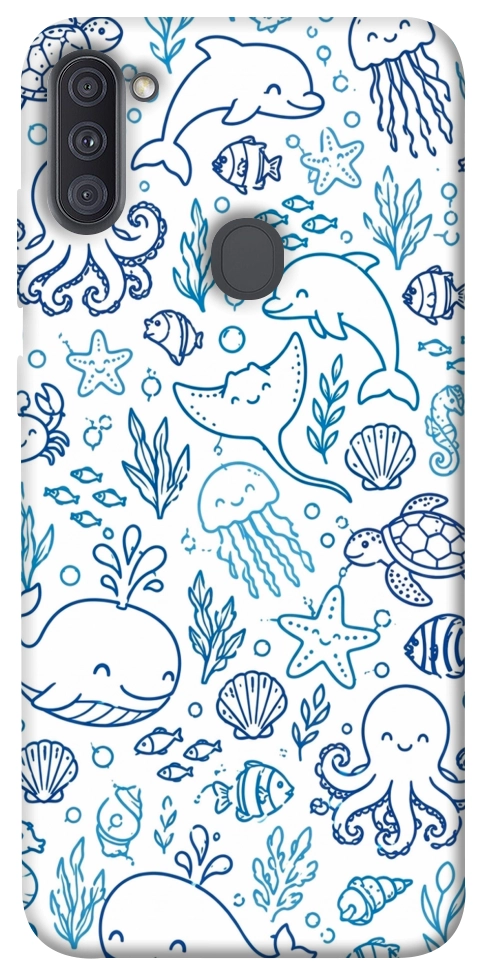 Чехол Sea pattern для Galaxy A11 (2020)