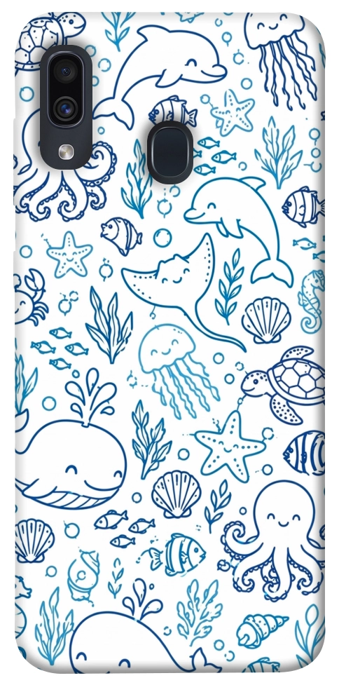 Чохол Sea pattern для Galaxy A30 (2019)