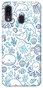 Чохол Sea pattern для Samsung Galaxy A20 A205F